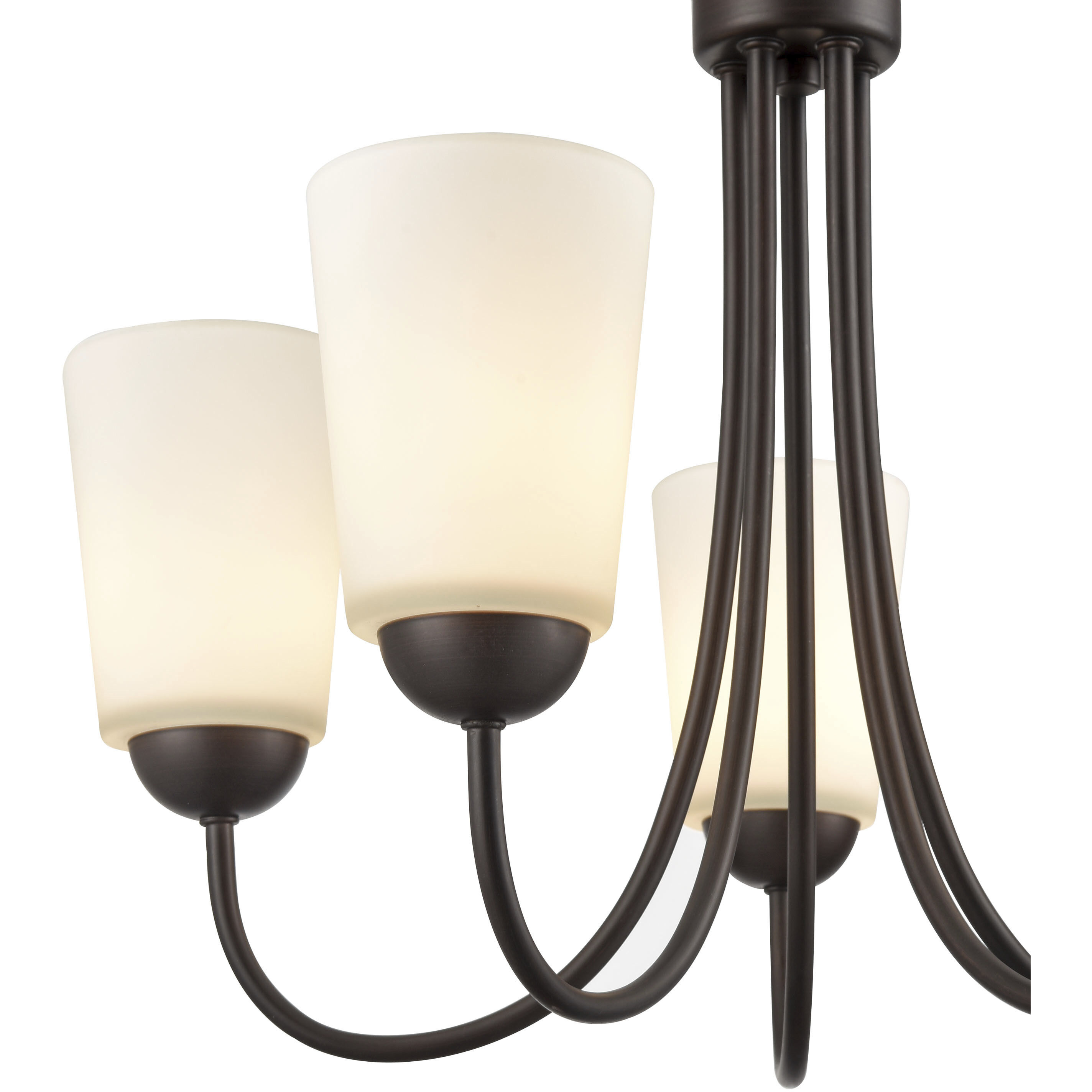 Ivey Lake 5 Light 20 inch Rubbed Bronze Chandelier Ceiling Light
